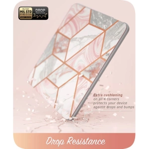 Hurtownia GSM - Etui Supcase Cosmo Apple iPad mini 2021 (6. generációs) / iPad mini 8.3" 2024 7gen Marble - SPC225MRB - {ean13} - Hurt