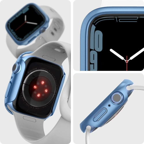 Etui Spigen Thin Fit Apple Watch 4/5/6/7/SE/8/9 40/41mm Blue