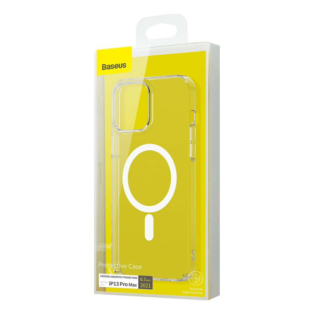 Hurtownia GSM - Etui Baseus Crystal Magnetic Apple iPhone 13 Pro Max (przeźroczyste) - BSU2992CL - {ean13} - Hurt