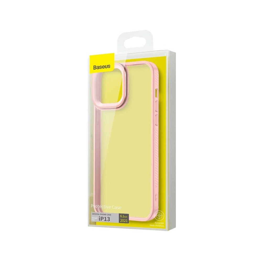 Hurtownia GSM - Etui Baseus Crystal Apple iPhone 13 (růžové) - BSU2993PNK - {ean13} - Hurt