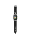 Pasek Karl Lagerfeld KLAWMOKHK Apple Watch 4/5/6/7/SE/8/9/10 40/41/42mm czarny/black strap Saffiano Karl Heads