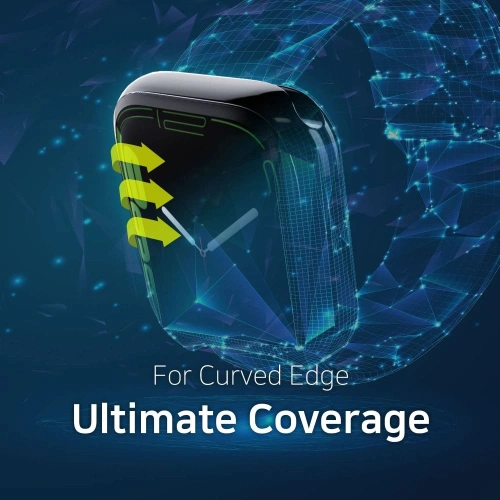 Szkło hartowane Whitestone Dome Glass Apple Watch 4/5/6/7/8/9/SE 44/45mm Clear [2 PACK]