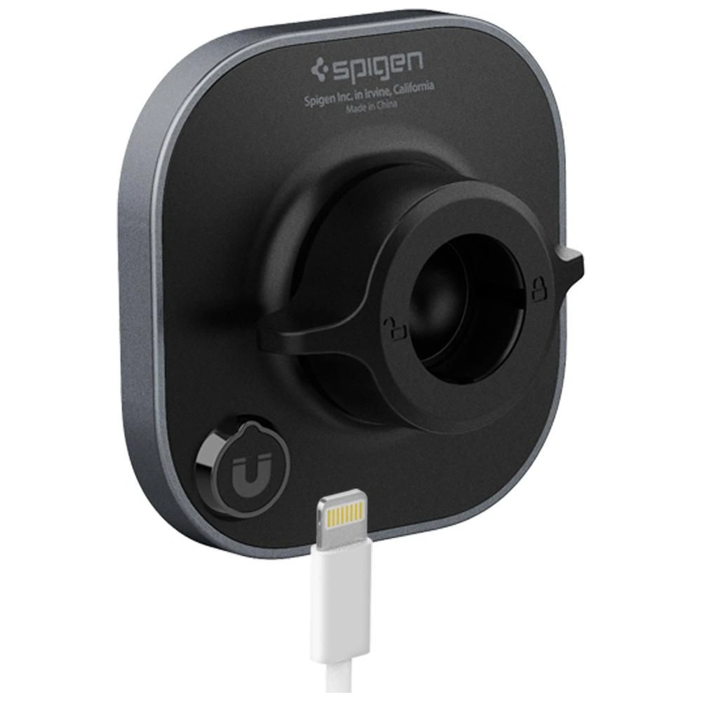 Hurtownia GSM - Uchwyt magnetyczny do Tesla Model Y/3 Spigen OneTap MagSafe Dashboard Car Mount Black - SPN2038BLK - {ean13} - Hurt