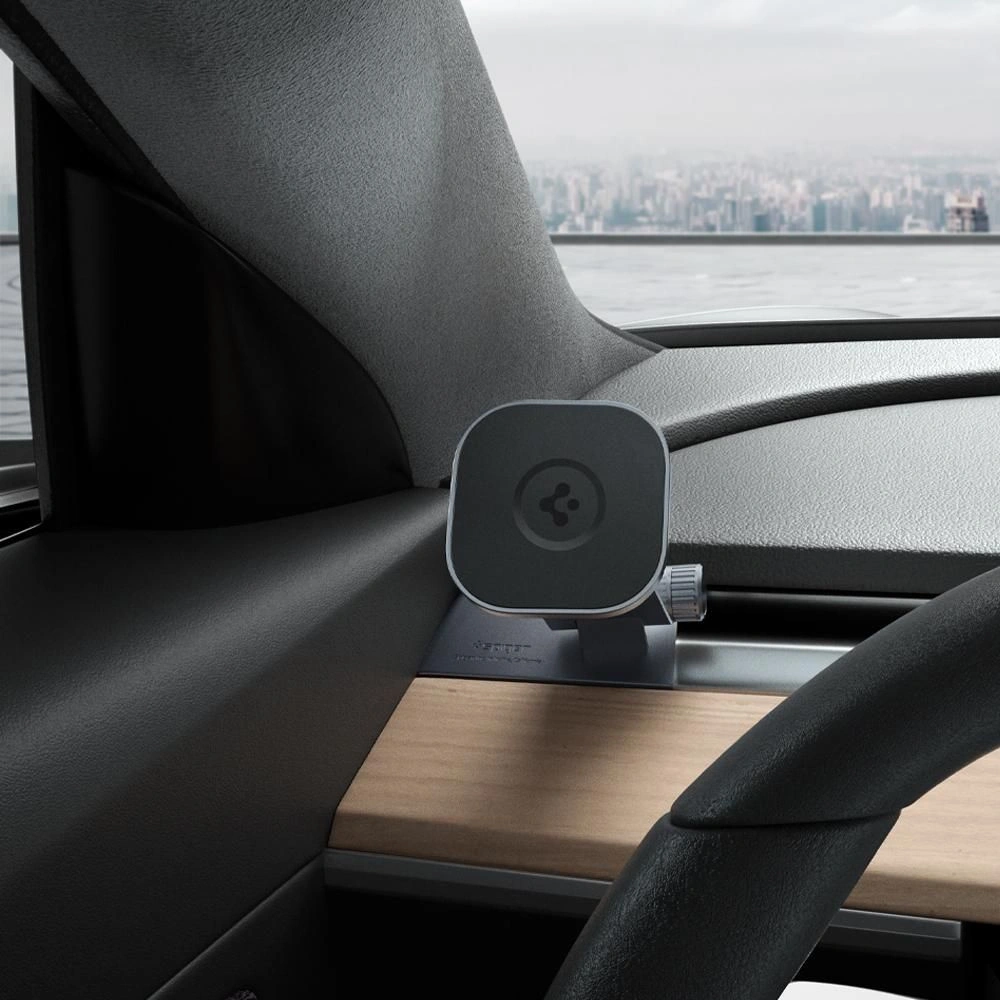 Hurtownia GSM - Uchycení magnetické pro Tesla Model Y/3 Spigen OneTap MagSafe držák na palubní desku černý - SPN2038BLK - {ean13} - Hurt