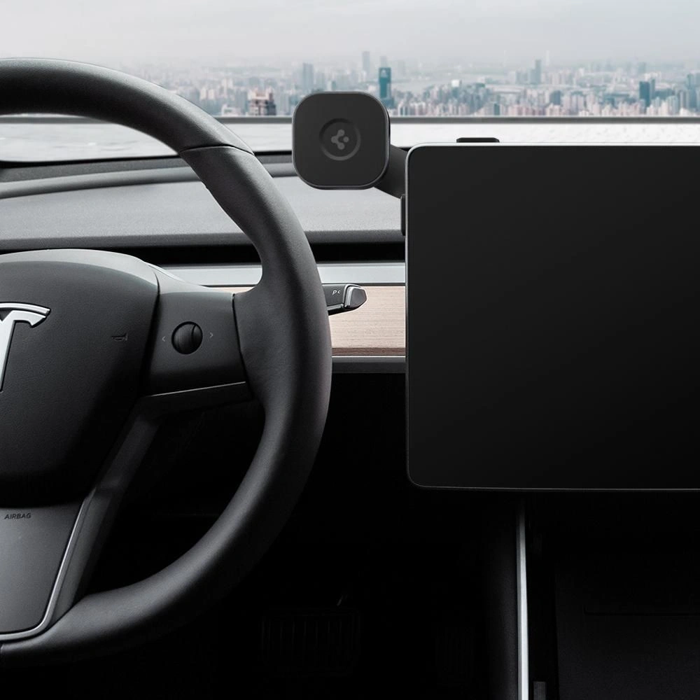 Hurtownia GSM - Uchwyt magnetyczny do Tesla Model Y/3 Spigen OneTap MagSafe Screen Car Mount Black - SPN2039BLK - {ean13} - Hurt