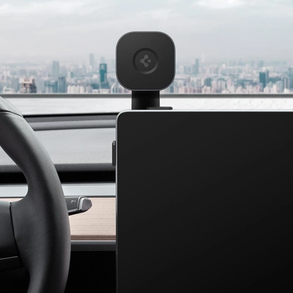 Hurtownia GSM - Uchwyt magnetyczny do Tesla Model Y/3 Spigen OneTap MagSafe Screen Car Mount Black - SPN2039BLK - {ean13} - Hurt
