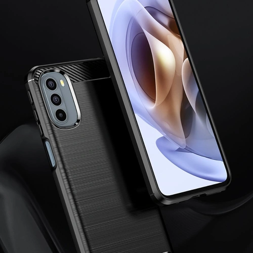 Etui Tech-Protect TPUCarbon Motorola Moto G31/G41 Black