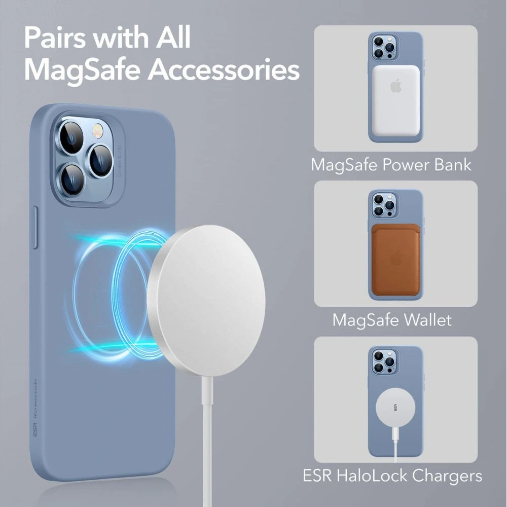 Hurtownia GSM - Etui ESR Cloud MagSafe Apple iPhone 13 Pro Blue - ESR456BLU - {ean13} - Hurt