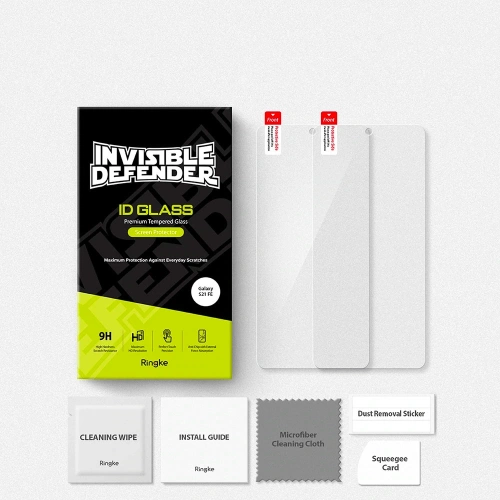 Szkło hartowane Ringke ID Glass Samsung Galaxy S21 FE Full Cover [2 PACK]