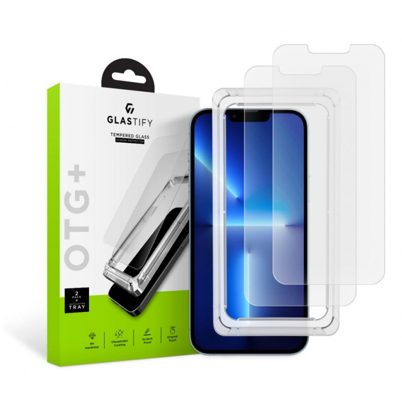 Glastify Distributor - 9589046918834 - GST002 - Glastify OTG+ Apple iPhone 13/13 Pro [2 PACK] - B2B homescreen