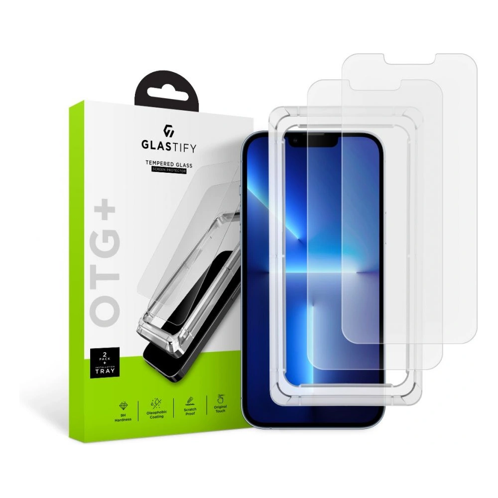 Hurtownia GSM - Tvrdé sklo Glastify OTG+ Apple iPhone 16e / 14 / 13 / 13 Pro [2 PACK] - GST002 - {ean13} - Hurt