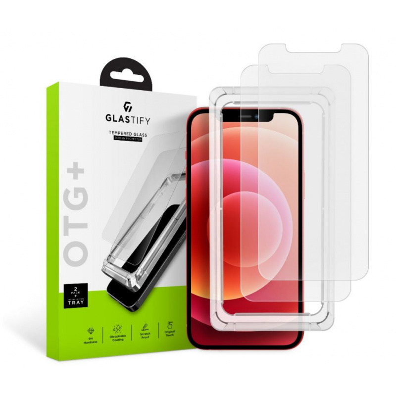 Glastify Distributor - 9589046918858 - GST004 - Glastify OTG+ Apple iPhone 12/12 Pro [2 PACK] - B2B homescreen