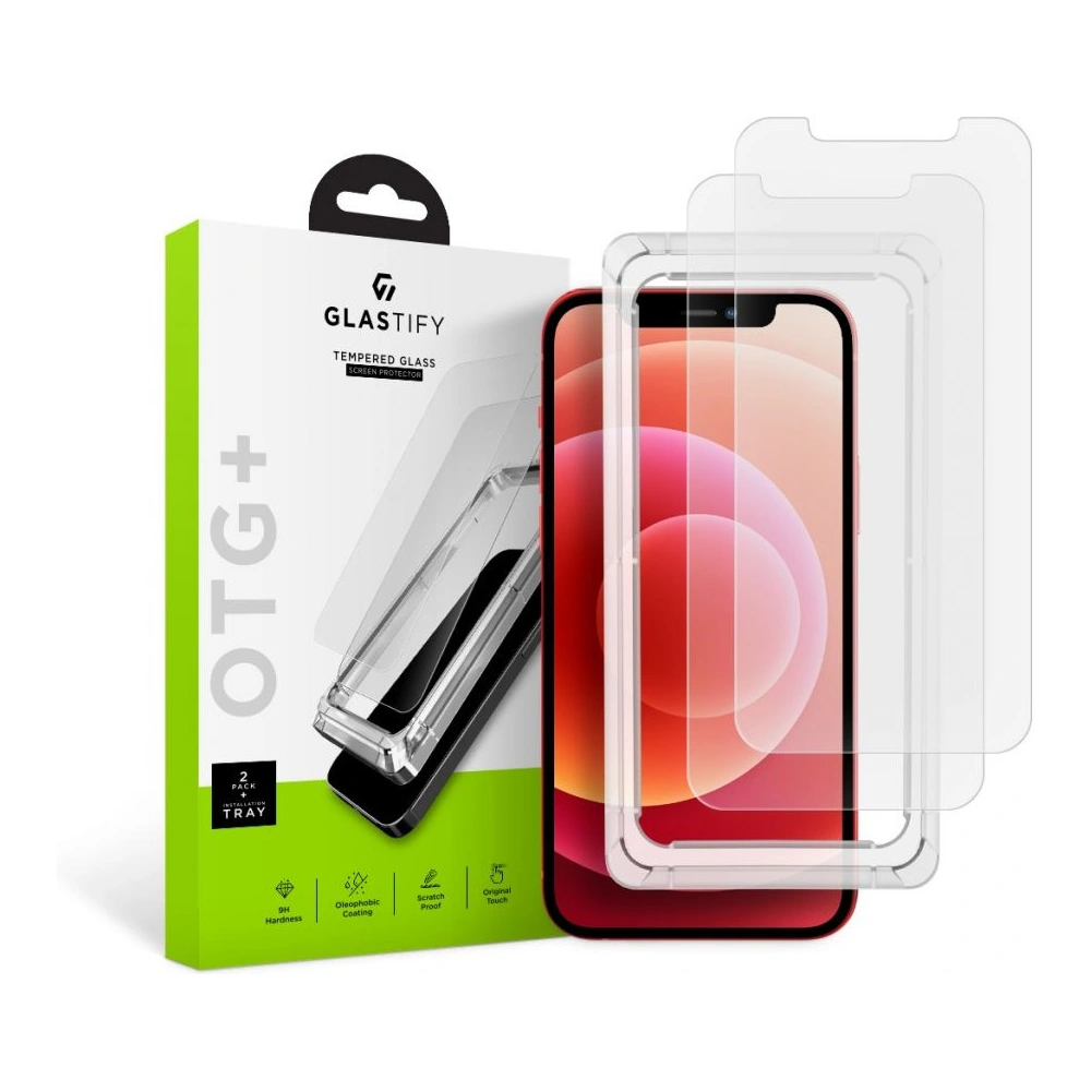 Hurtownia GSM - Szkło hartowane Glastify OTG+ Apple iPhone 12/12 Pro [2 PACK] - GST004 - {ean13} - Hurt