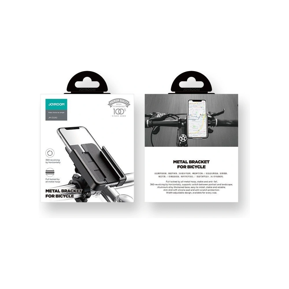 Hurtownia GSM - Uchwyt rowerowy Joyroom JR-ZS252 Universal Bike Mount Black - JYR001BLK - {ean13} - Hurt