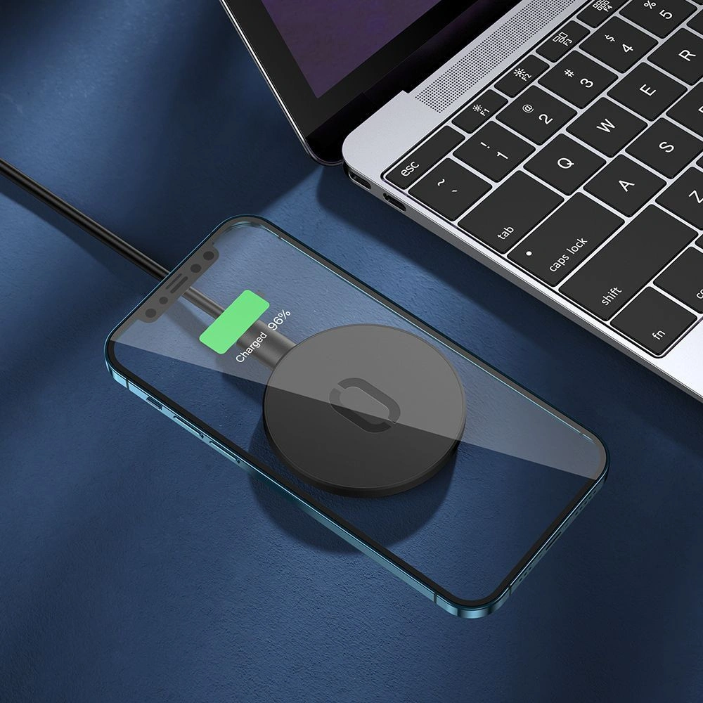 Hurtownia GSM - Bezdrátová nabíječka Joyroom JR-A28 Magnetic MagSafe Wireless Charger 15W černá - JYR003BLK - {ean13} - Hurt