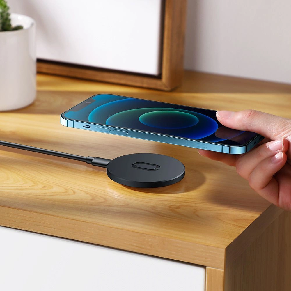 Hurtownia GSM - Bezdrátová nabíječka Joyroom JR-A28 Magnetic MagSafe Wireless Charger 15W černá - JYR003BLK - {ean13} - Hurt