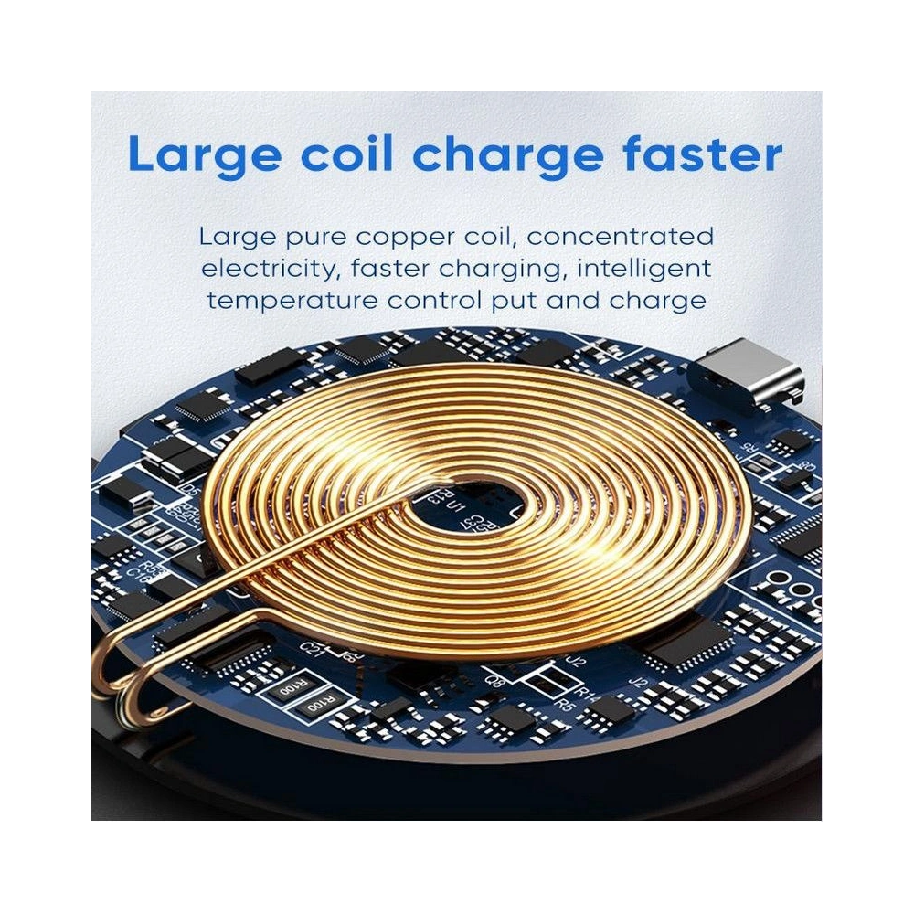 Wholesale Joyroom JR-A23 Square Wireless Charger 15W Black - JYR005BLK - {ean13} - Hurt