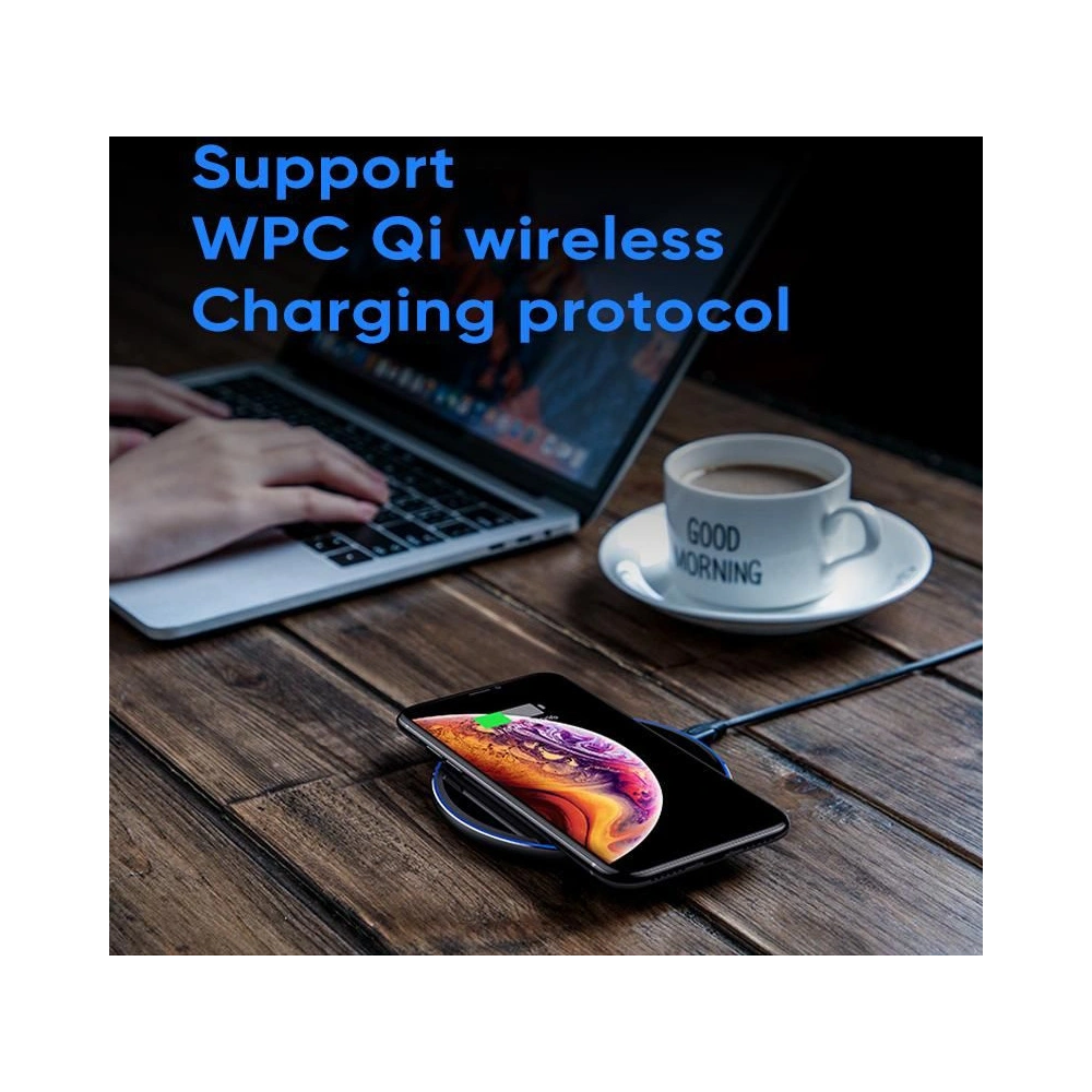 Wholesale Joyroom JR-A23 Square Wireless Charger 15W Black - JYR005BLK - {ean13} - Hurt