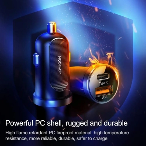Ładowarka samochodowa Joyroom C-A08 2-port Car Charger PD 30W QC 3.0 Black