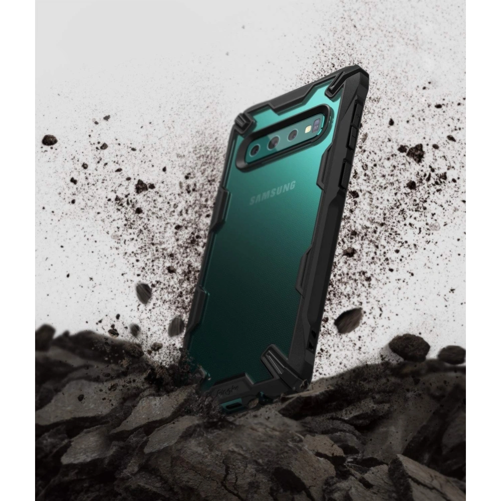 Hurtownia GSM - Etui Ringke Fusion-X Samsung Galaxy S10 černé - RGK832BLK - {ean13} - Hurt