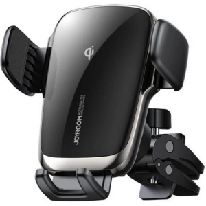 Uchwyt samochodowy z ładowarką indukcyjną Joyroom JR-ZS248 Vent Car Mount Wireless Charger Black