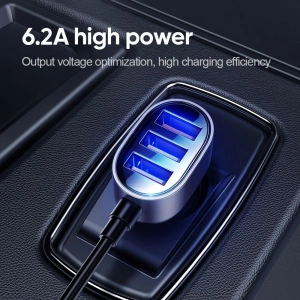 Hurtownia GSM - Ładowarka samochodowa Joyroom JR-CL03 5-port USB Car Charger Black - JYR015BLK - {ean13} - Hurt