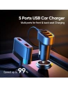 Wholesale Joyroom JR-CL03 5-port USB Car Charger Black - JYR015BLK - {ean13} - Hurt