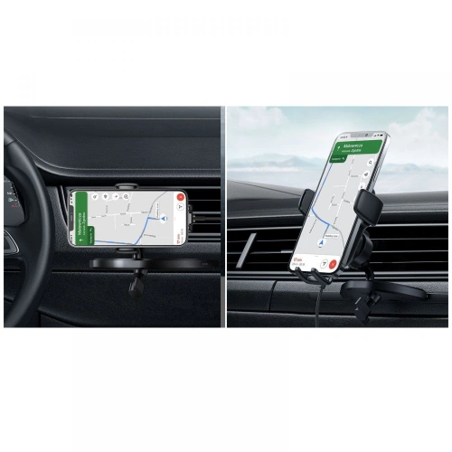 Uchwyt samochodowy z ładowarką indukcyjną Joyroom JR-ZS248 CD Slot Mount Wireless Charger Black