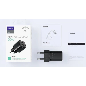 Ładowarka sieciowa Joyroom L-QP207 2-port Wall Charger PD 20W QC 3.0 Black