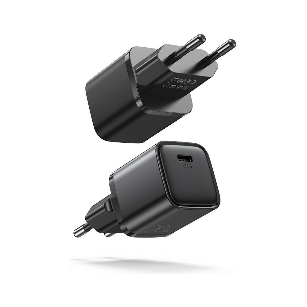 Wholesale Joyroom L-P202 Wall Charger PD 20W QC 3.0 Black - JYR018BLK - {ean13} - Hurt