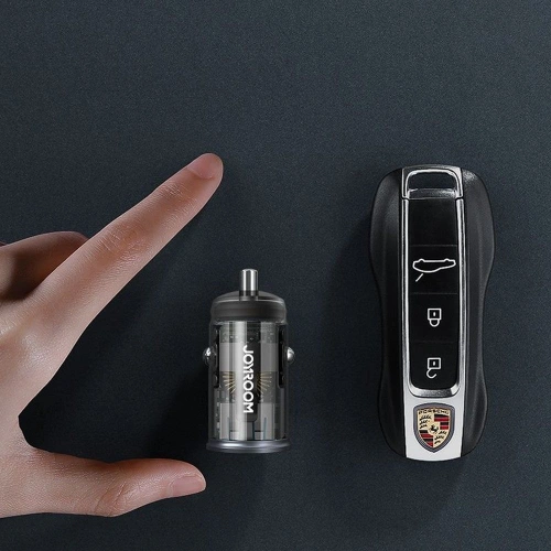 Ładowarka samochodowa Joyroom C-A43 2-port Car Charger PD 20W QC 3.0 Grey
