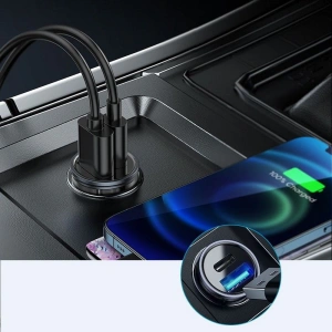Ładowarka samochodowa Joyroom C-A43 2-port Car Charger PD 20W QC 3.0 Grey