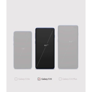Folia Ringke Dual Easy Full Cover Samsung Galaxy S10 Case Friendly