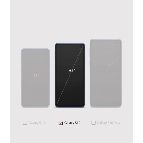 Folia Ringke Dual Easy Full Cover Samsung Galaxy S10 Case Friendly