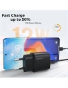 Hurtownia GSM - Ładowarka sieciowa Joyroom L-2A123 2-port Wall Charger 2.4A 12W Black - JYR023BLK - {ean13} - Hurt