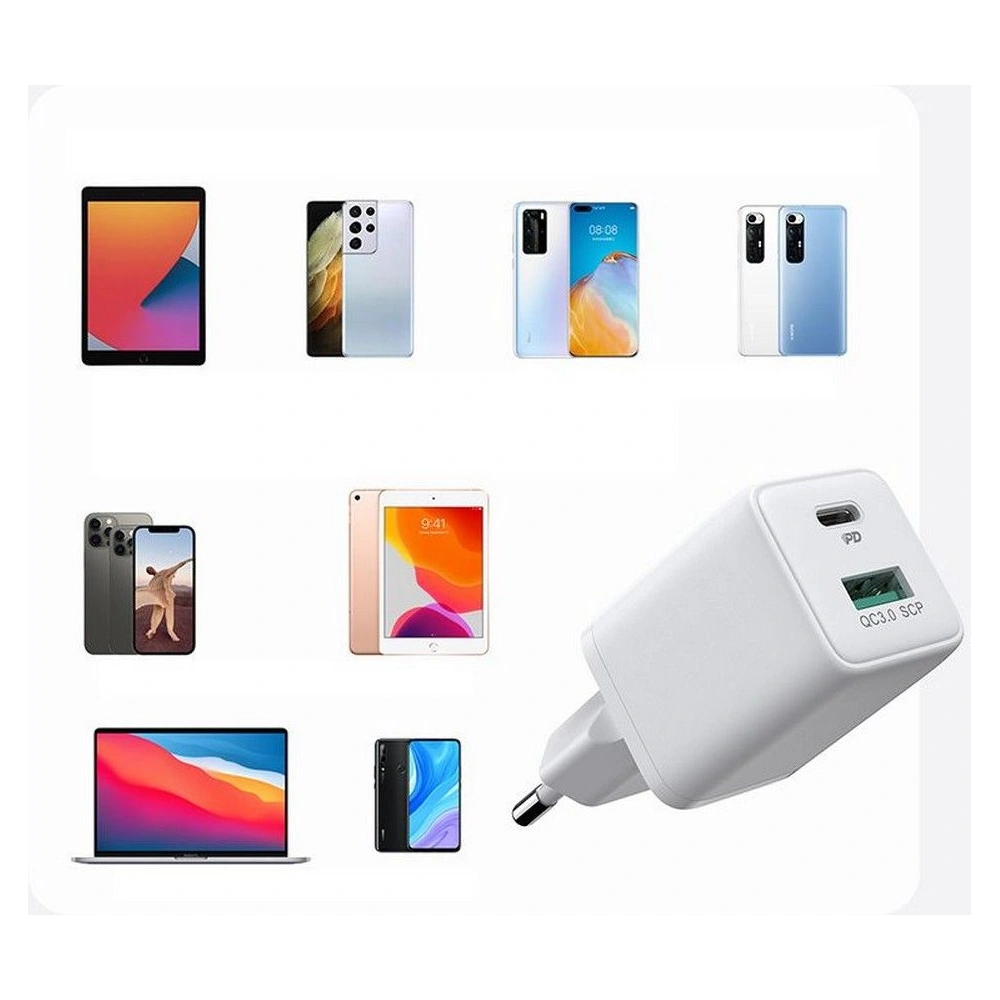 Hurtownia GSM - Ładowarka sieciowa Joyroom L-QP303 2-port Wall Charger PD 30W QC 3.0 White - JYR024WHT - {ean13} - Hurt