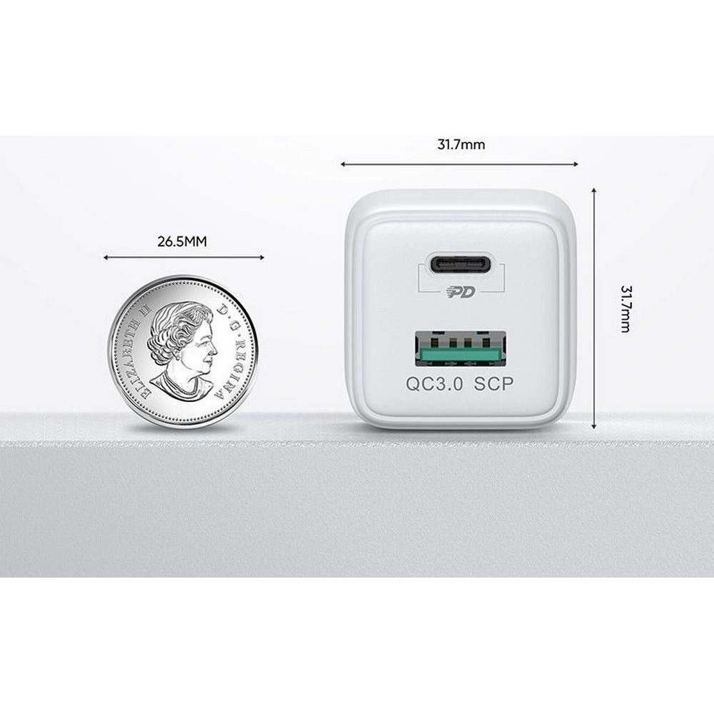 Hurtownia GSM - Ładowarka sieciowa Joyroom L-QP303 2-port Wall Charger PD 30W QC 3.0 White - JYR024WHT - {ean13} - Hurt