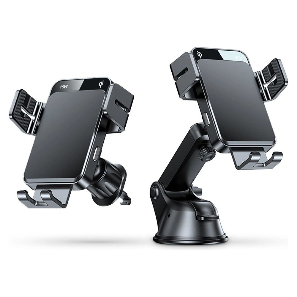 Hurtownia GSM - Upevnění do auta s bezdrátovou nabíječkou Joyroom JR-ZS219 Car Mount Wireless Charger Set 15W Černá - JYR025BLK - {ean13} - Hurt