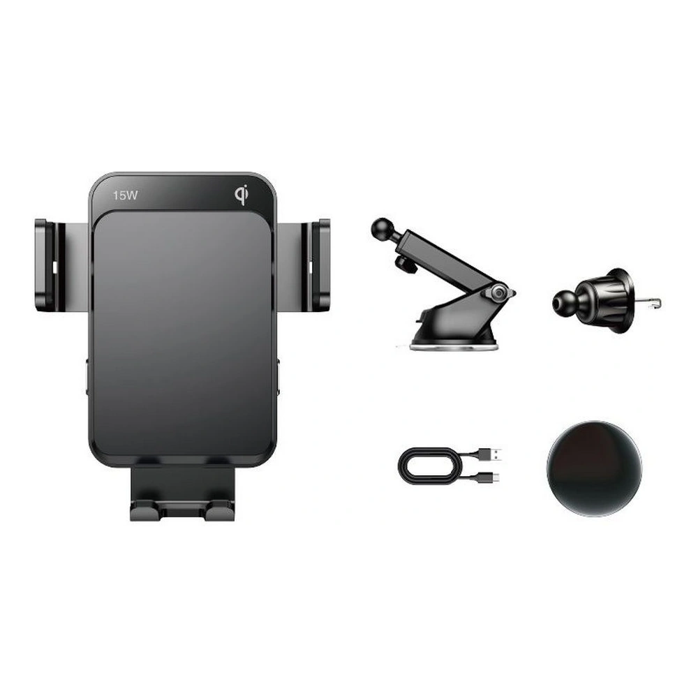 Hurtownia GSM - Upevnění do auta s bezdrátovou nabíječkou Joyroom JR-ZS219 Car Mount Wireless Charger Set 15W Černá - JYR025BLK - {ean13} - Hurt