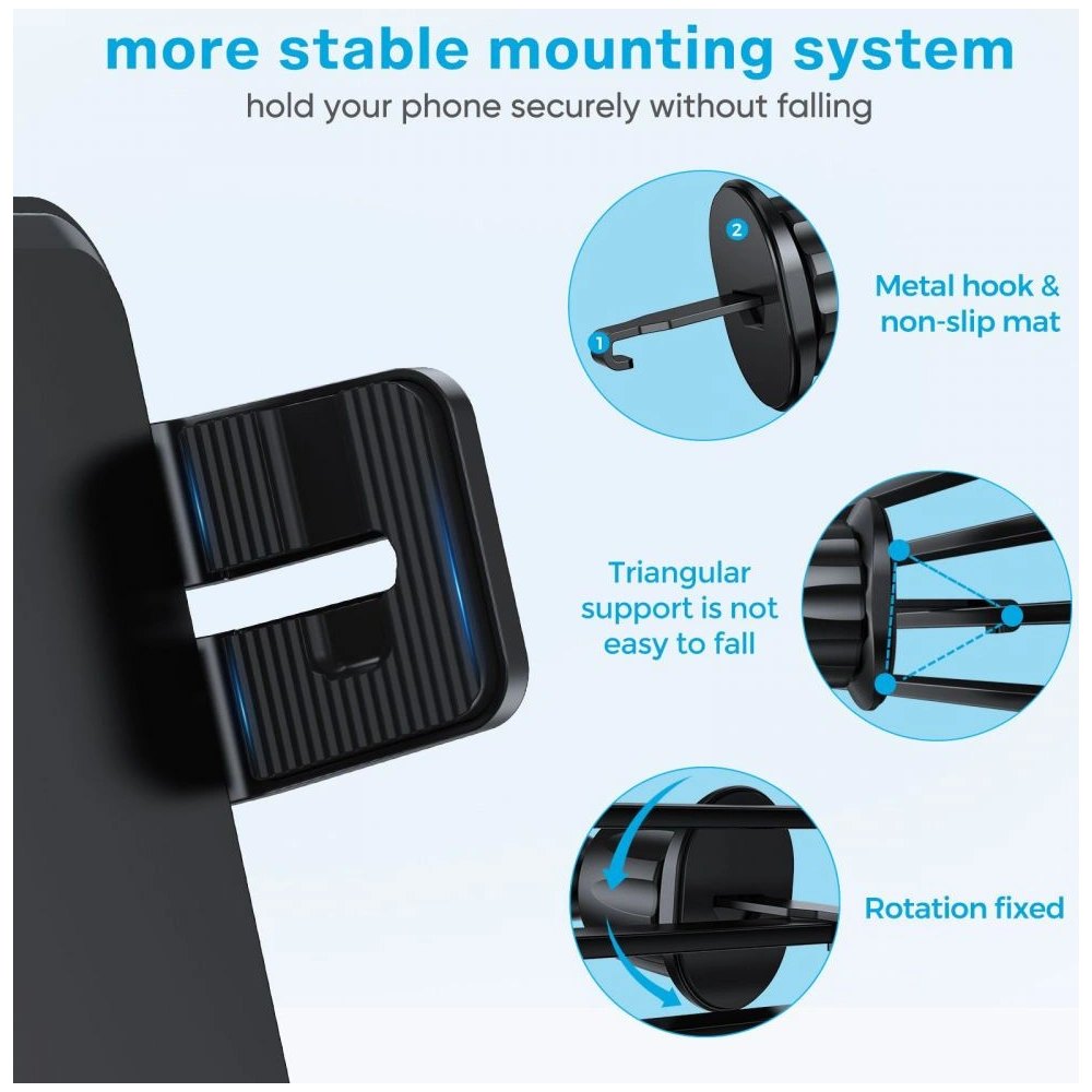 Hurtownia GSM - Upevnění do auta s bezdrátovou nabíječkou Joyroom JR-ZS219 Car Mount Wireless Charger Set 15W Černá - JYR025BLK - {ean13} - Hurt