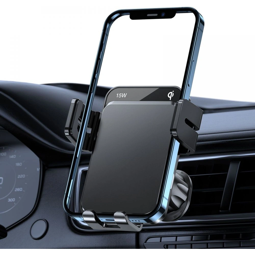 Hurtownia GSM - Upevnění do auta s bezdrátovou nabíječkou Joyroom JR-ZS219 Car Mount Wireless Charger Set 15W Černá - JYR025BLK - {ean13} - Hurt