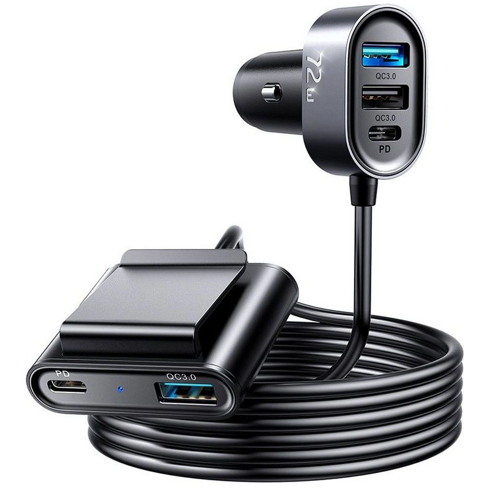 Hurtownia GSM - Auto nabíječka Joyroom JR-CL05 5-portová USB auto nabíječka 72W černá - JYR026BLK - {ean13} - Hurt