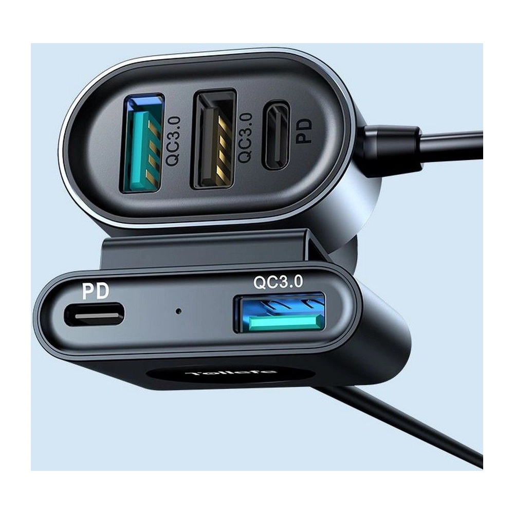 Hurtownia GSM - Auto nabíječka Joyroom JR-CL05 5-portová USB auto nabíječka 72W černá - JYR026BLK - {ean13} - Hurt