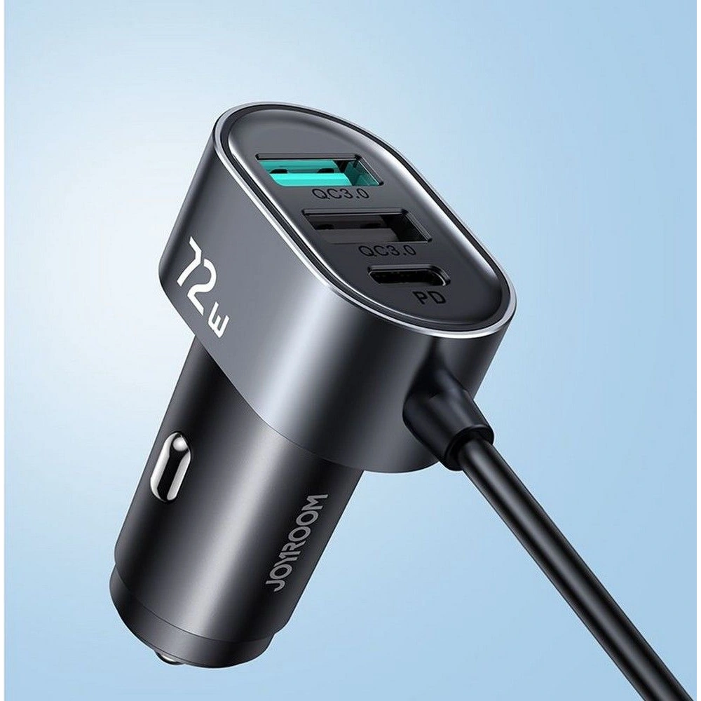 Hurtownia GSM - Auto nabíječka Joyroom JR-CL05 5-portová USB auto nabíječka 72W černá - JYR026BLK - {ean13} - Hurt