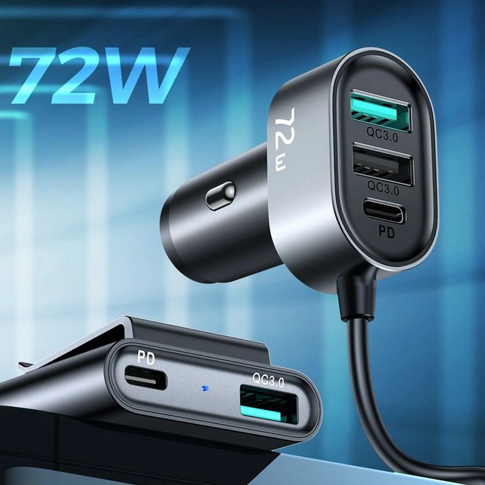 Hurtownia GSM - Auto nabíječka Joyroom JR-CL05 5-portová USB auto nabíječka 72W černá - JYR026BLK - {ean13} - Hurt
