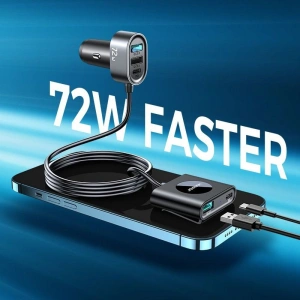Hurtownia GSM - Auto nabíječka Joyroom JR-CL05 5-portová USB auto nabíječka 72W černá - JYR026BLK - {ean13} - Hurt