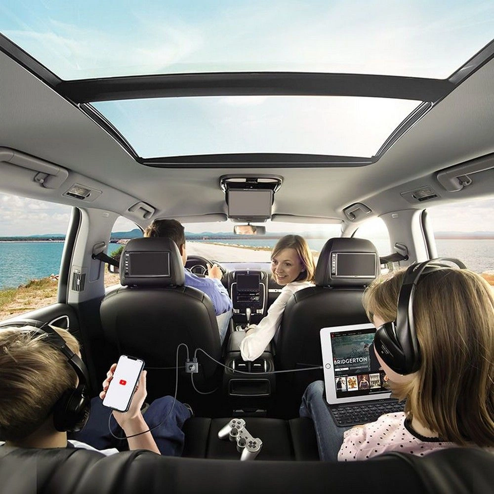 Hurtownia GSM - Auto nabíječka Joyroom JR-CL05 5-portová USB auto nabíječka 72W černá - JYR026BLK - {ean13} - Hurt