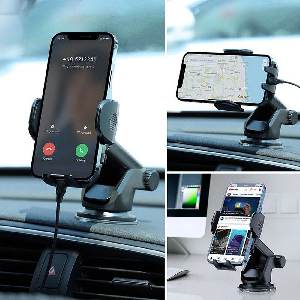Hurtownia GSM - Uchwyt samochodowy Joyroom JR-ZS259 Dashboard Car Mount Black - JYR027BLK - {ean13} - Hurt