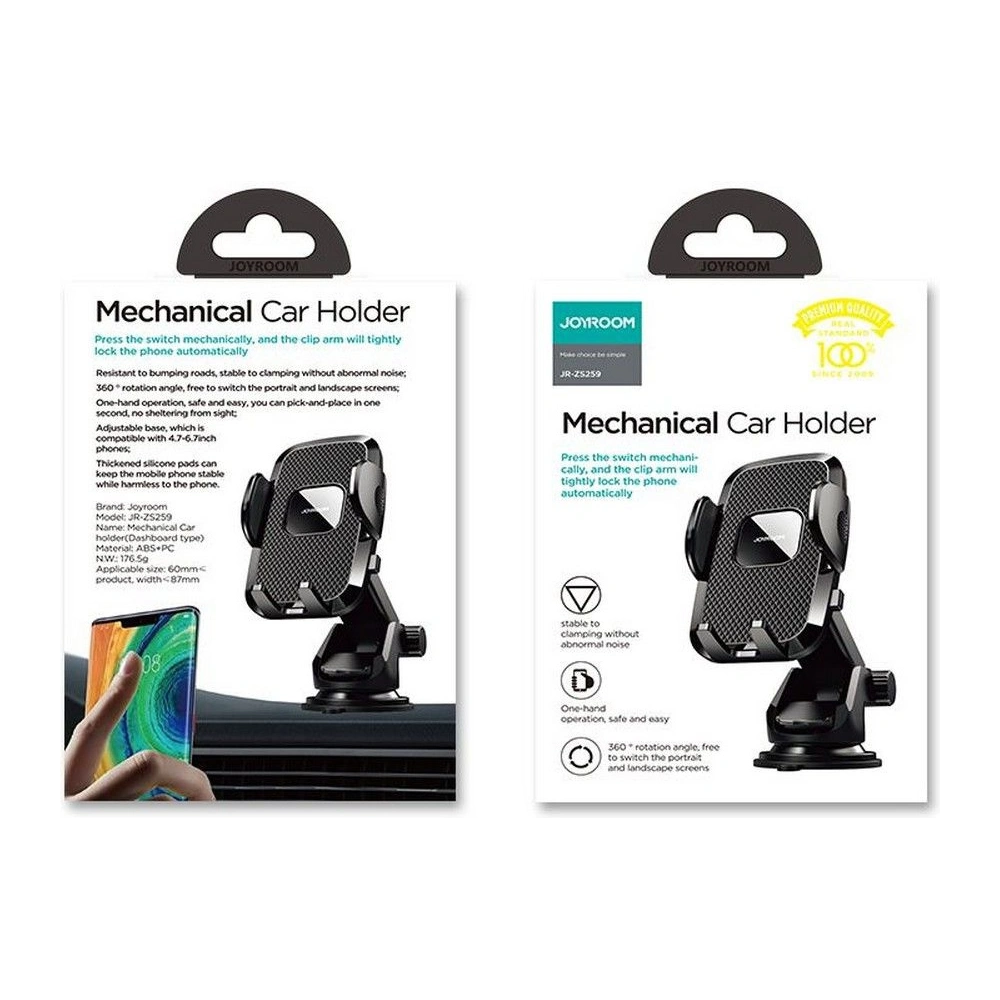 Hurtownia GSM - Uchwyt samochodowy Joyroom JR-ZS259 Dashboard Car Mount Black - JYR027BLK - {ean13} - Hurt