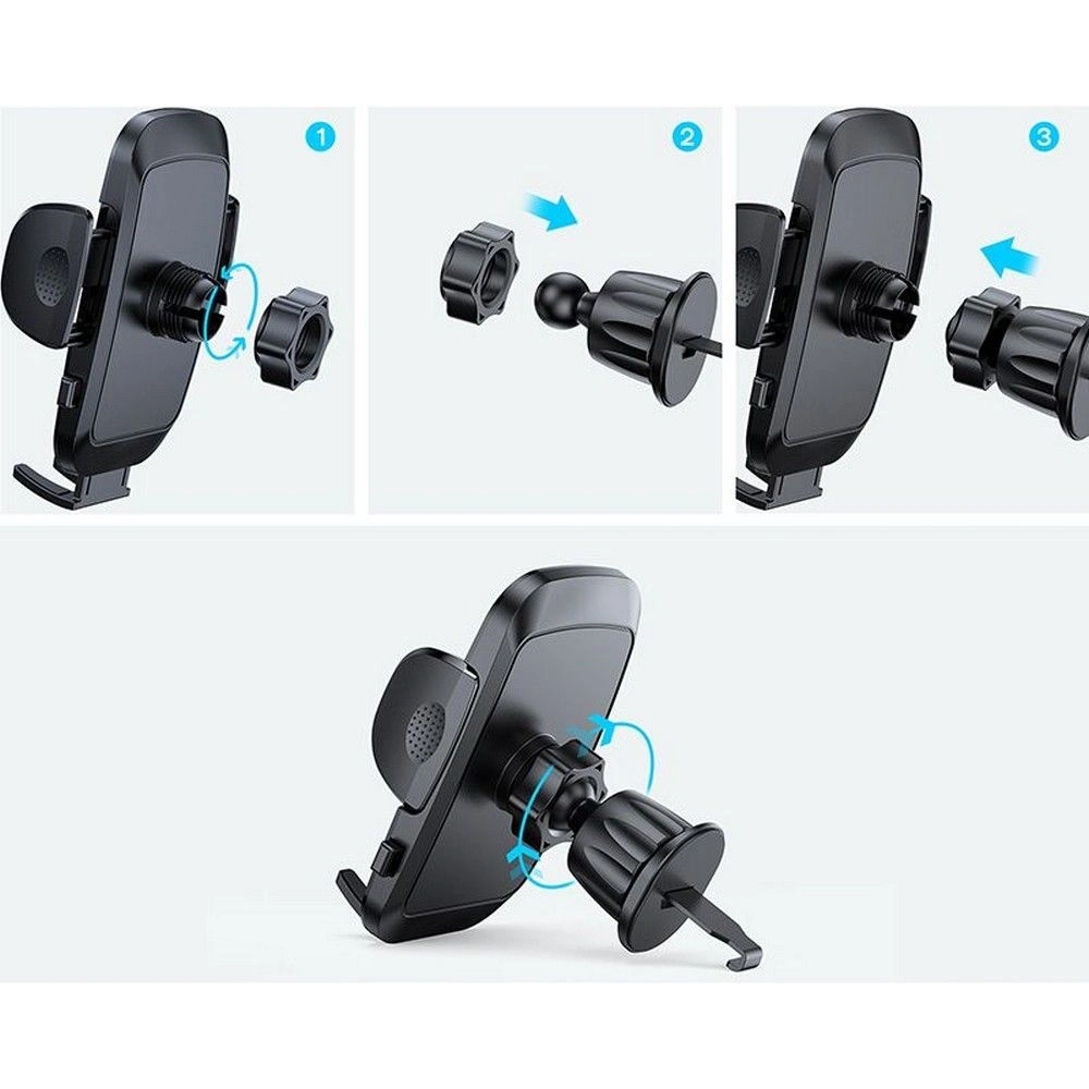 Hurtownia GSM - Uchwyt samochodowy Joyroom JR-ZS259 Vent Car Mount Black - JYR028BLK - {ean13} - Hurt
